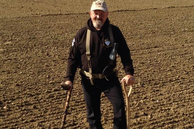 A Don Crawley, a metal detectorist who found a hoard of historic coins which fetched £90,000 at auction EMN-190612-104251001