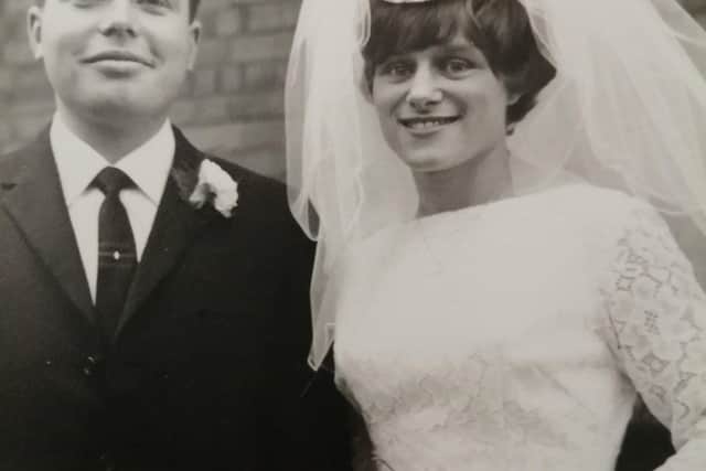 David and Janet Bambridge pictured on their wedding day in Melton in July 1966 EMN-200225-125317001