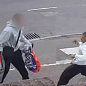 An off-duty response officer, PC Rishi Thobhani, has described how he jumped into action and chased down a shoplifter - despite being threatened with a large kitchen knife. 