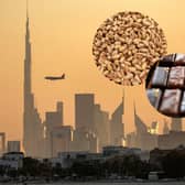 Chocolate lovers are flying to Dubai for a viral chocolate bar. (Stock images for illustrative purposes by Getty/ATTA KENARE/GUILLAUME BAPTISTE/GIUSEPPE CACACE)
