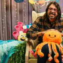 Dave Grohl. Foo Fighers and Nirvana rock legend, will read a book inspired by a Beatles hit song (Picture: BBC)