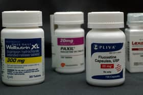 A selection of antidepressants (L-R) Wellbutrin, Paxil, Fluoxetine and Lexapro (Pic: Getty Images)