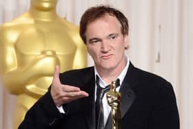 Writer-director Quentin Tarantino, winner of the Best Original Screenplay award for “Django Unchained.” (Photo by Jason Merritt/Getty Images)