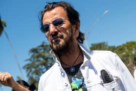 Ringo Starr attends Ringo’s Peace & Love Birthday Celebration at Beverly Hills Garden Park on July 7, 2022 in Beverly Hills, California.