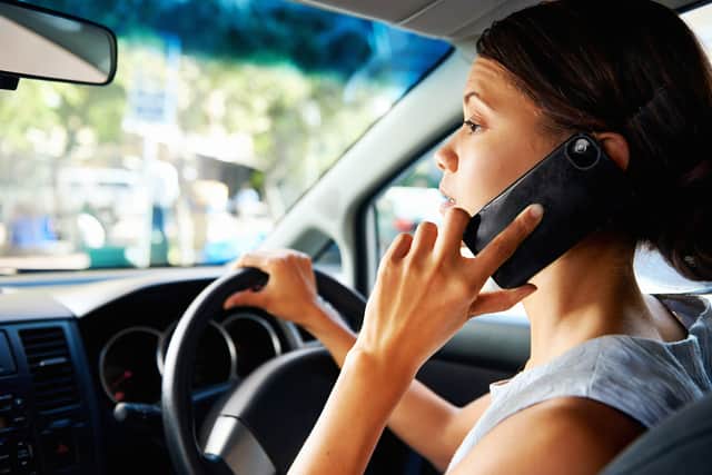 The Acusensus camera uses AI image processing to spot drivers using their phone at the wheel