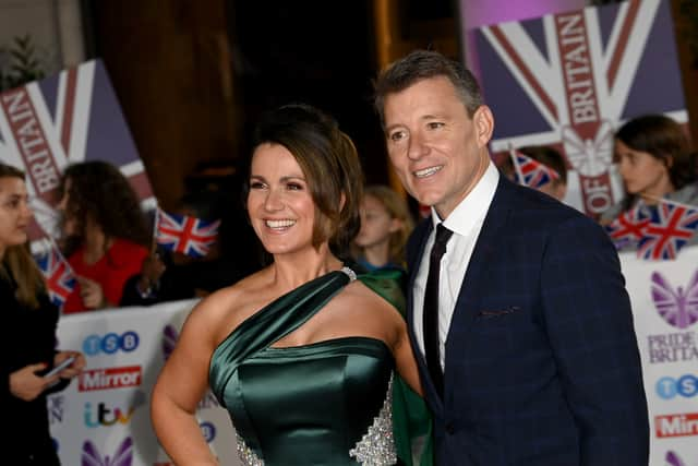 Susannah Reid and Ben Shepherd attend the Daily Mirror Pride of Britain Awards 2022 (Getty Images)