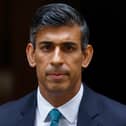 Prime Minister Rishi Sunak leaves 10 Downing Street for his first Prime Minister's Questions on October 26, 2022 in London, England. It was Mr Sunak's first Prime Minister's Questions since taking office yesterday, following the resignation of Liz Truss. (Photo by Jeff J Mitchell/Getty Images)