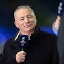Former Rangers and Scotland striker Ally McCoist on BT television punditry duty