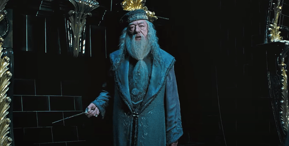 Michael Gambon as Dumbledore