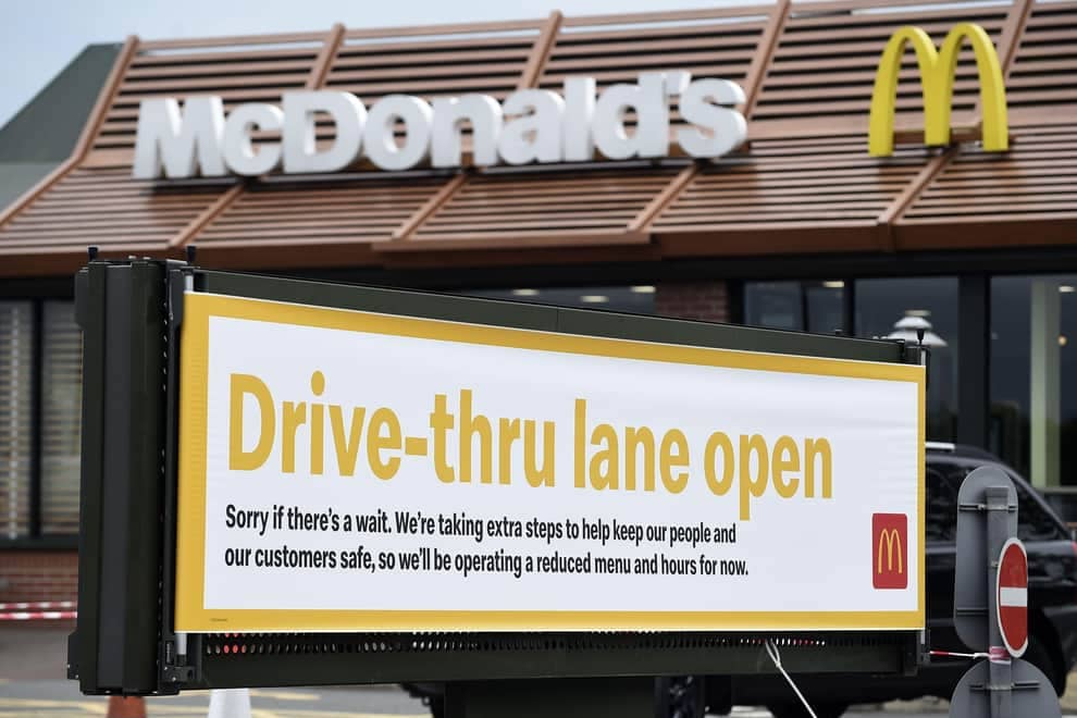 Stricter drive-thru rules in McDonald’s could be introduced in a bid to stop littering - by printing number plates of cars on the bags. Picture by Lisa Ferguson