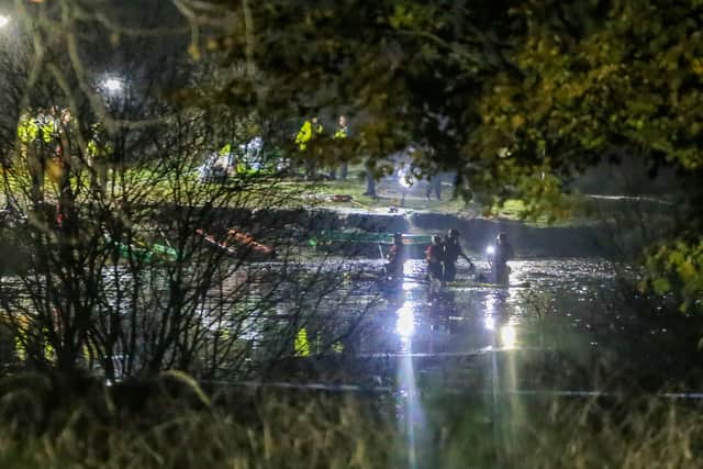 A huge number of paramedics, police officers and firefighters remain on scene, with vehicles lining nearby streets, Fordbridge Road and Stonebridge Crescent.
