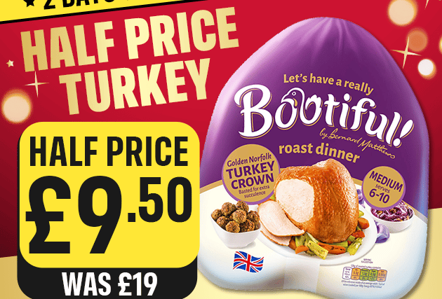 Iceland has released a Christmas deal where shoppers can get a turkey for just £9.50