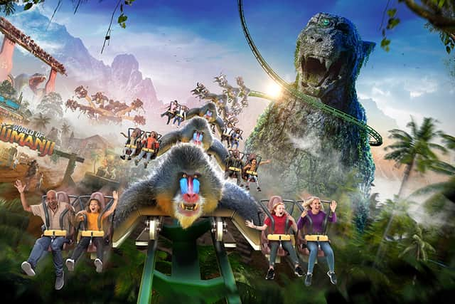 World of Jumanji is set to open at Chessington World of Adventures this spring