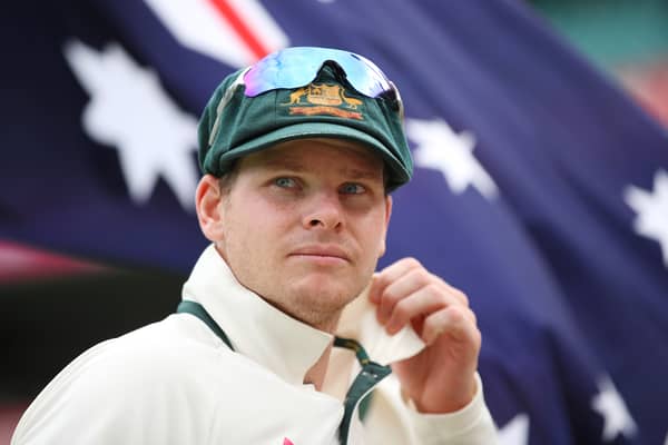 Australian captain Steve Smith looks on during day four of the Third Test match between Australia and Pakistan at Sydney Cricket Ground