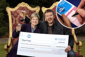 Britain’s biggest lottery winners scooped a jackpot of GBP 56million in the EuroMillions game