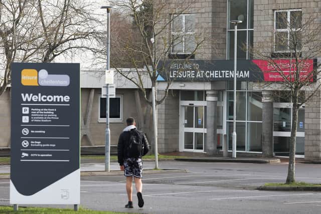 A man has been arrested on suspicion of terrorism offences after a woman was stabbed outside a leisure centre. The woman was attacked outside the centre in Cheltenham on Thursday night and was taken to hospital where she is now said to be in a stable condition.