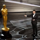 Jimmy Kimmel will host The Oscars 2023 which is the third time in his career - Credit: Getty Images