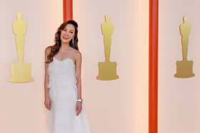 HOLLYWOOD, CA - MARCH 12: Michelle Yeoh attends the 95th Academy Awards at the Dolby Theatre on March 12, 2023 in Hollywood, California. (Allen J. Schaben / Los Angeles Times via Getty Images)