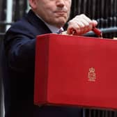 The red briefcase being held by chancellor Gordon Brown in 2007 (Photo: Getty) 