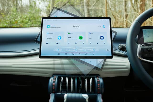 The rotating screen is a novel touch (Photo: BYD)