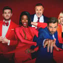 Comic Relief - Red Nose Day 2023,17-02-2023,Joel Dommett, AJ Odudu, Paddy McGuinness, David Tennant, Zoë Ball,BBC/Comic Relief,Nicky Johnston