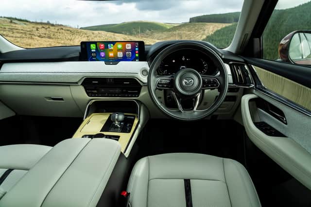 The interior of the CX-60 is well thought out and beautifully finished (Photo: Mazda)