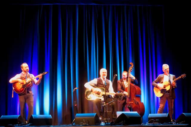 Steve Harley with his acoustic band on tour