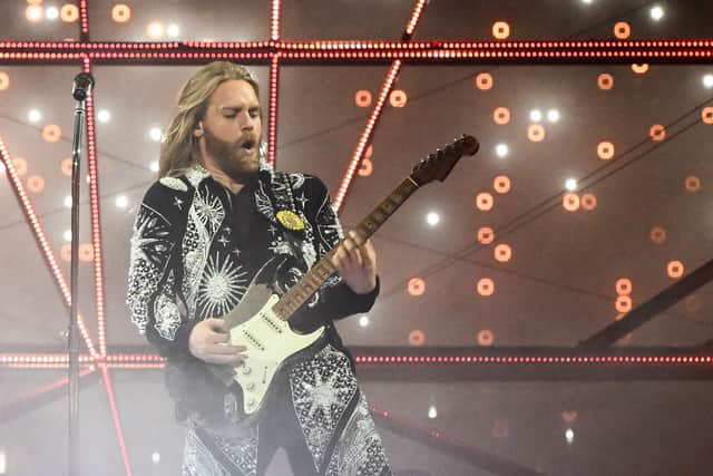 Singer Sam Ryder performs on behalf of the UK during the final of the Eurovision Song contest 2022. The singer is set to perform as a guest act in Liverpool in May.