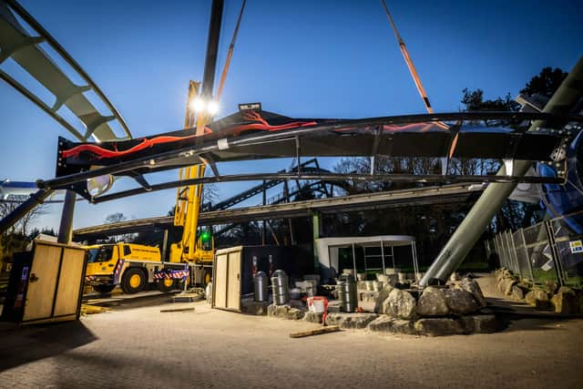 New Nemesis track at Alton Towers Resort