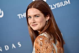 Harry Potter star Bonnie Wright, who played Ron’s sister Ginny Weasley, has announced that she is expecting her first child with husband Andrew Lococo.  (Photo by Axelle/Bauer-Griffin/FilmMagic)