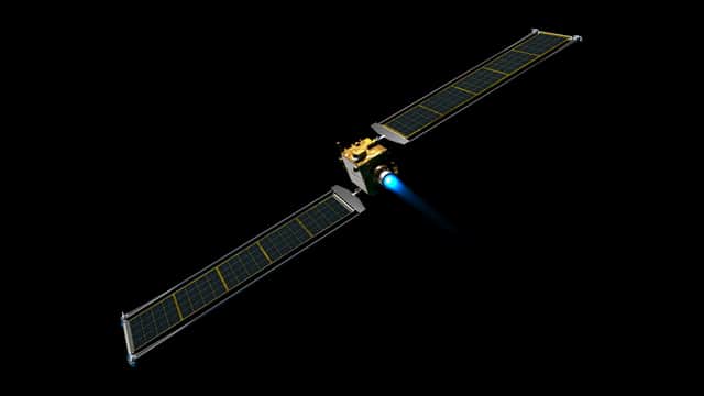 An artist’s impression of the Dart spacecraft (Image: NASA)