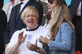 Prime Minister Boris Johnson has praised England manager Gareth Southgate for doing an “absolutely outstanding job” after the squad won 2-1 against Denmark in the Euro 2020 semi-finals (Photo: CARL RECINE/POOL/AFP via Getty Images)