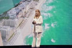 WTTC President & CEO Gloria Guevara held centre stage at the Mexican Caribbean