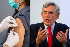 Gordon Brown has called for the mass vaccination of the world to be the primary focus of the G7 summit (Photos: Getty Images and Shutterstock)