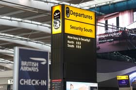 Heathrow Airport security officers are set to strike for 31 days in the latest wave of industrial action. (Chris Ratcliffe/Bloomberg via Getty Images)