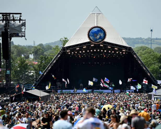 Glastonbury’s iconic Pyramid Stage