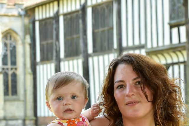 Ruth with her granddaughter Cora who she has dubbed ‘the most amazing gift’.