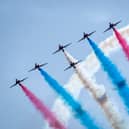 The Red Arrows have pulled out of their RAF Fairford Friday display due to poor weather