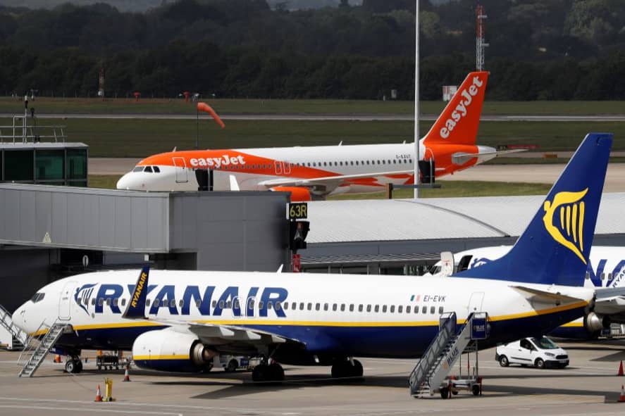 Cabin bags to fit under seats of easyJet and Ryanair flights have been popular on Amazon(Photo: Getty Images)