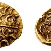 The circa 50 BC gold coin was found in a Hampshire field.
