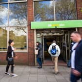  People walk near the Jobcentre in Westminster.