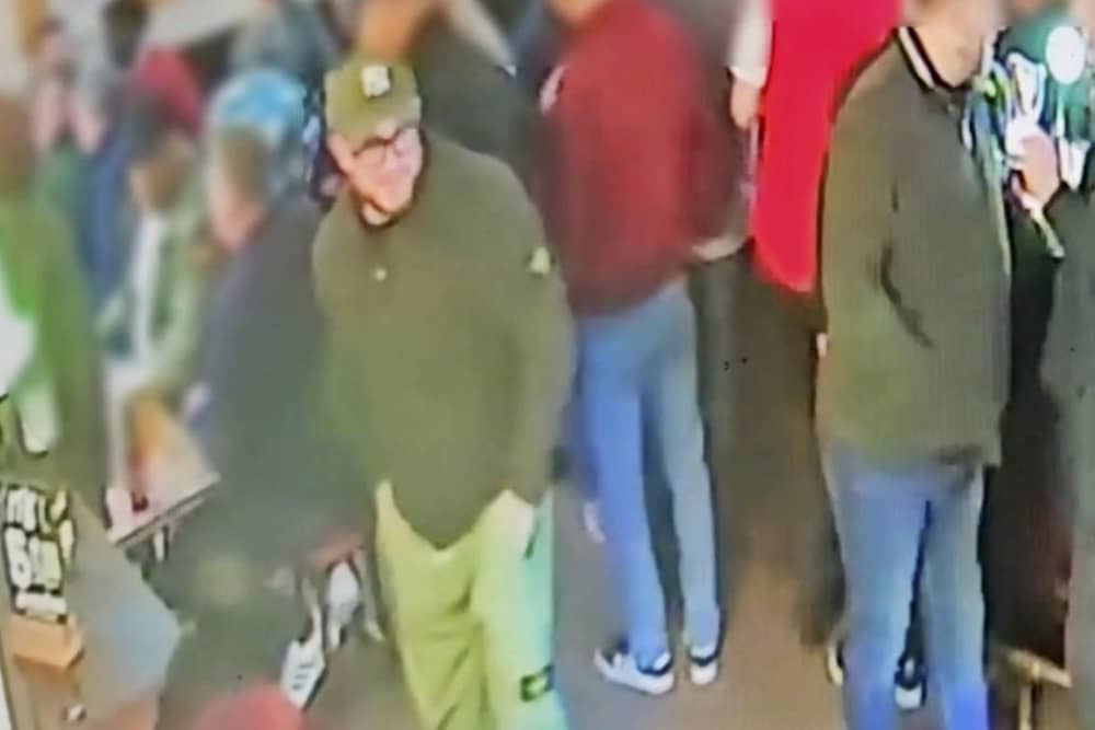 The man police want to trace after an assault on a football fan in a pub in Islington, London, left a man with life-changing facial injuries Picture: Metropolitan Police / SWNS