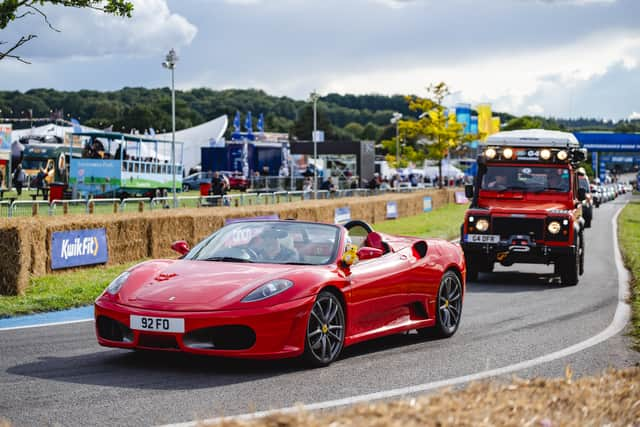 The Car Club parade at Carfest