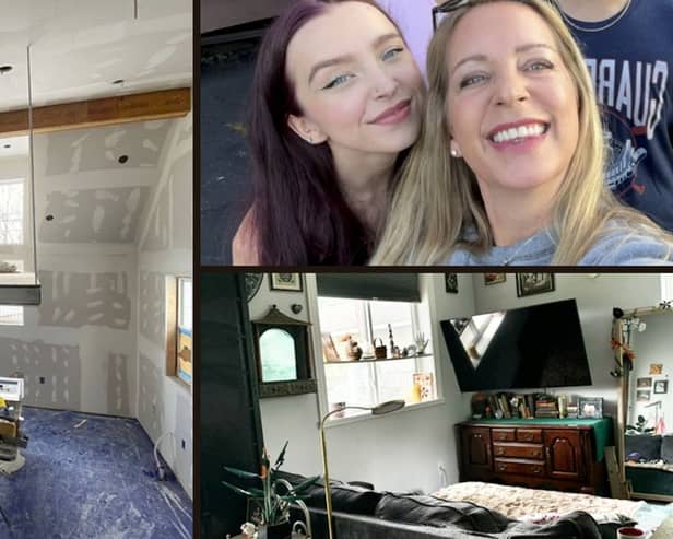 Parents transform garage into home for their daughter for $50k.