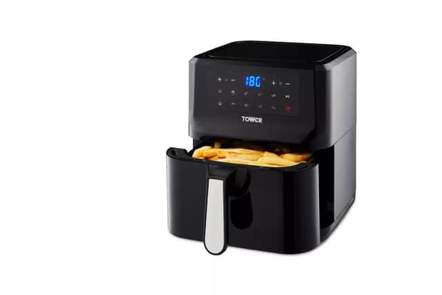 The Tower Vortx will take up very little space on a kitchen work top