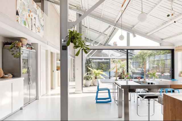 If an industrial aesthetic is your thing, this London home might be up your street