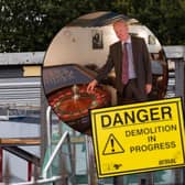 Millionaire Graham Wildin, 70, continuously defied court orders to knock down his illegal 10,000sq/ft leisure complex - and has even served jail time over it.