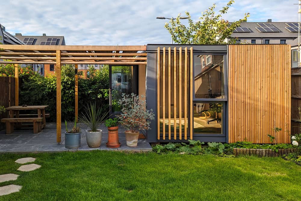Meet the man who is vying for the Shed of the Year title after turning his old strawberry patch into a summer work cabin using recycled materials. 