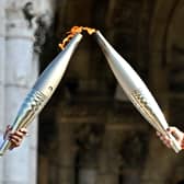 Olympic torch. (Photo by Kristy Sparow/Getty Images)
