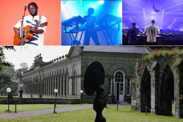 [Top L-R] Michael Kiwanuka, Faithless and Bicep are among the names heading to Cornbury Park Estate this week for Wilderness Festival 2024.